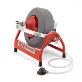 RIDGID K-3800 Machine with: – AUTOFEED – C-32, 3⁄8" (10 mm) x 75' (23 m) Cable – T-202 Bulb Auger – T-205 “C” Cutter – T-211 Spade Cutter – A-13 Pin Key – RIDGID Leather Drain Clea