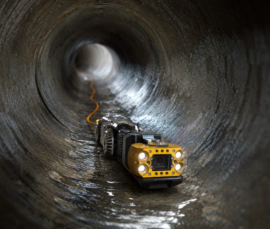 CCTV inspection supporting water infrastructure asset condition evidence during AMP8