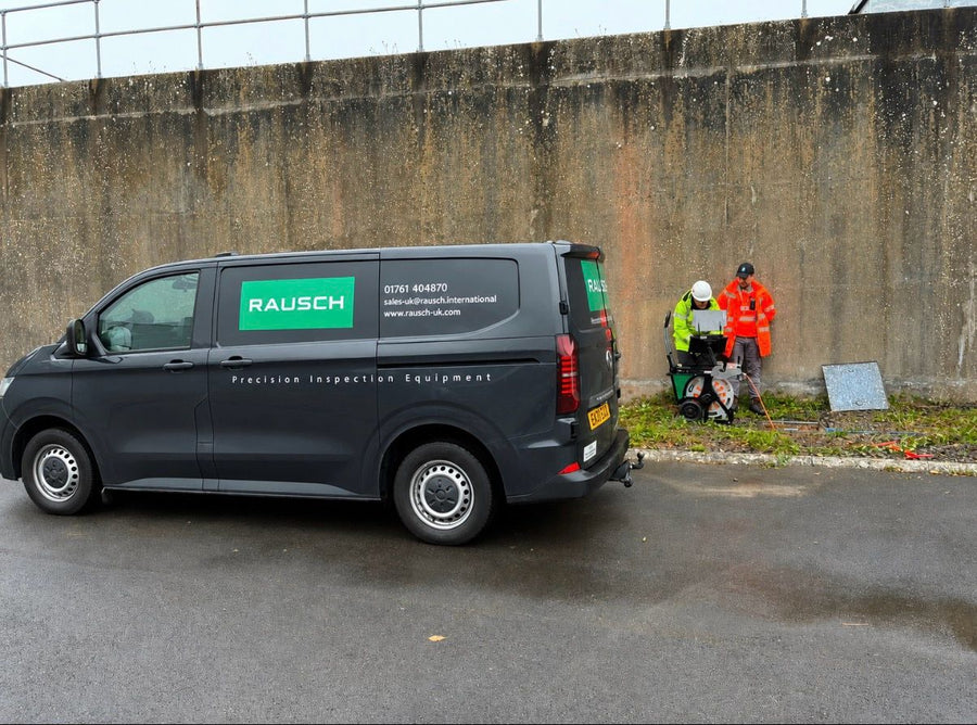 Professional CCTV inspection equipment used to solve real drainage survey problems