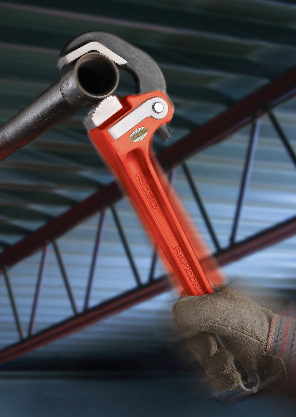 RIDGID 14" Heavy-Duty RapidGrip Wrench – product view | 10358