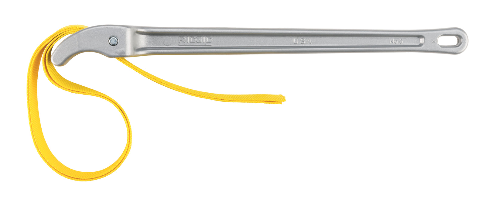 RIDGID 18” Aluminum Strap Wrench for Plastic with 17” x 1-3/4” Strap – product view | 31370