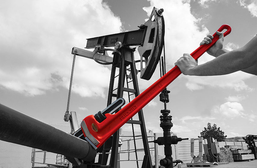 RIDGID 48" Heavy-Duty Straight Pipe Wrench – product view | 31040
