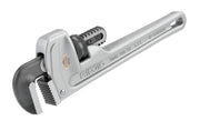 RIDGID 10" Aluminum Straight Pipe Wrench – three-quarter view | 31090