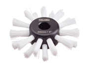 RIDGID 2" (50mm) nylon brush for 5/16" (8mm) cable – three-quarter view | 68943