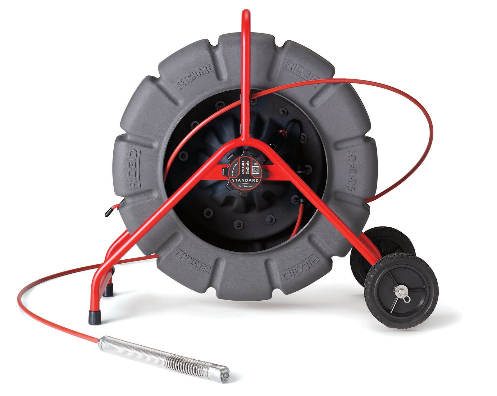 RIDGID SeeSnake® Standard, 200' (61 m) with self-leveling camera head, powered with TruSense – product view | 63603