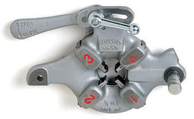 RIDGID 815A 1/8" - 2" BSPT Die Head, Self-Opening, RH – product view | 97080