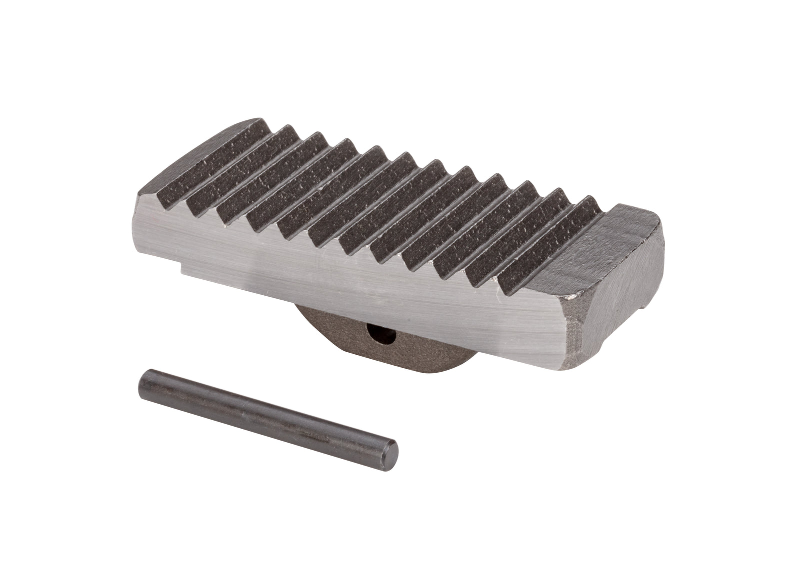 RIDGID JAW, HEEL W/PIN 60 WRENCH – three-quarter view | 31775