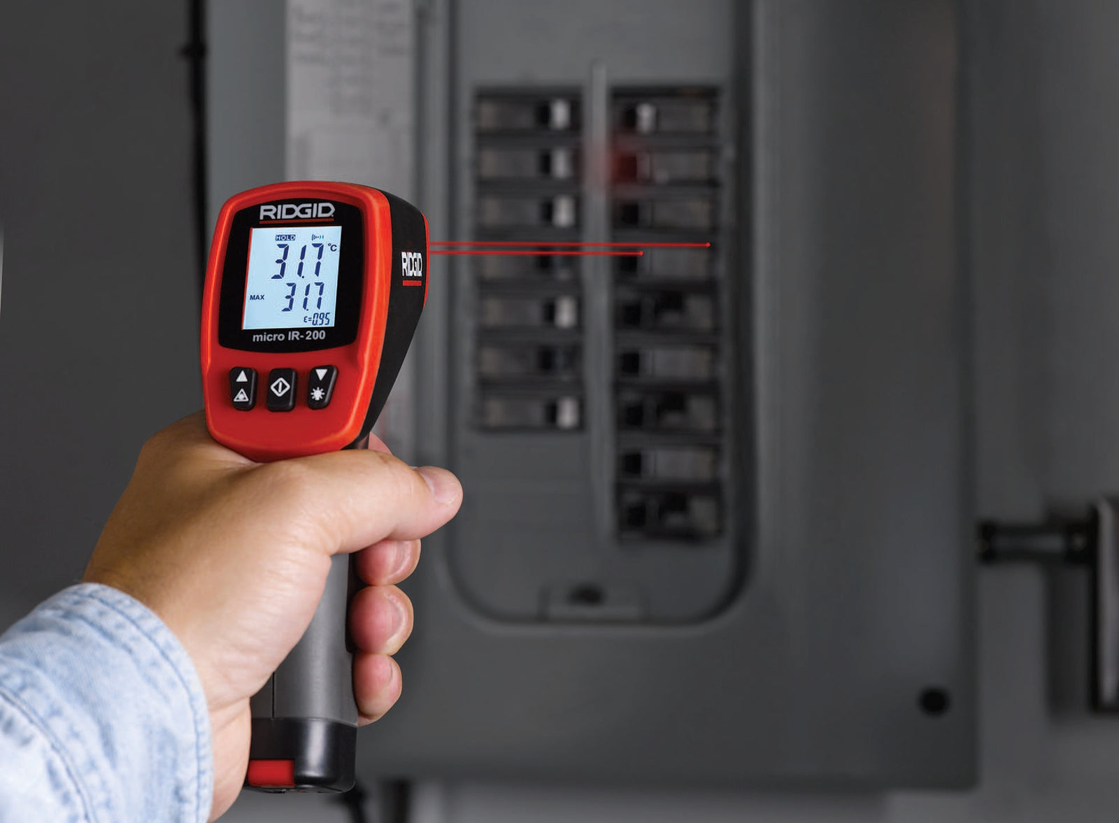 RIDGID micro IR-200 Non-Contact Infrared Thermometer – product view | 36798