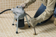 RIDGID Machine with A-1 RIDGID drain cleaning mitt – product view | 11971
