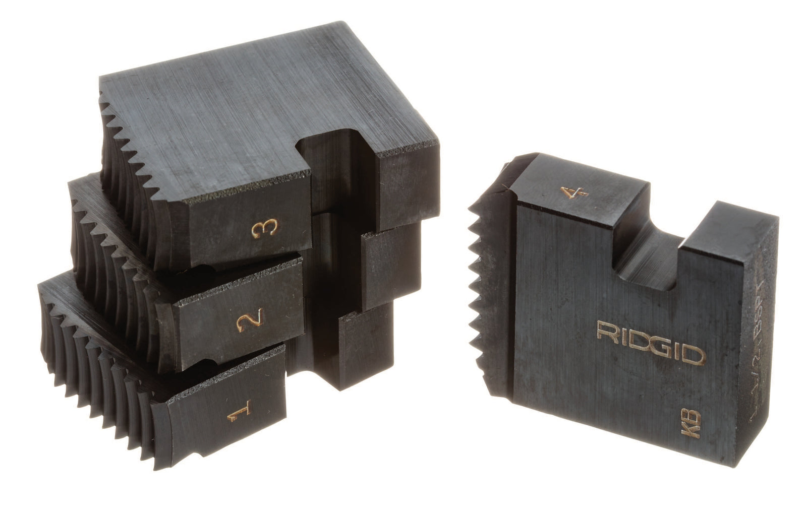RIDGID 1-1/2 RH BSPT Dies, Black Oxide – product view | 45883