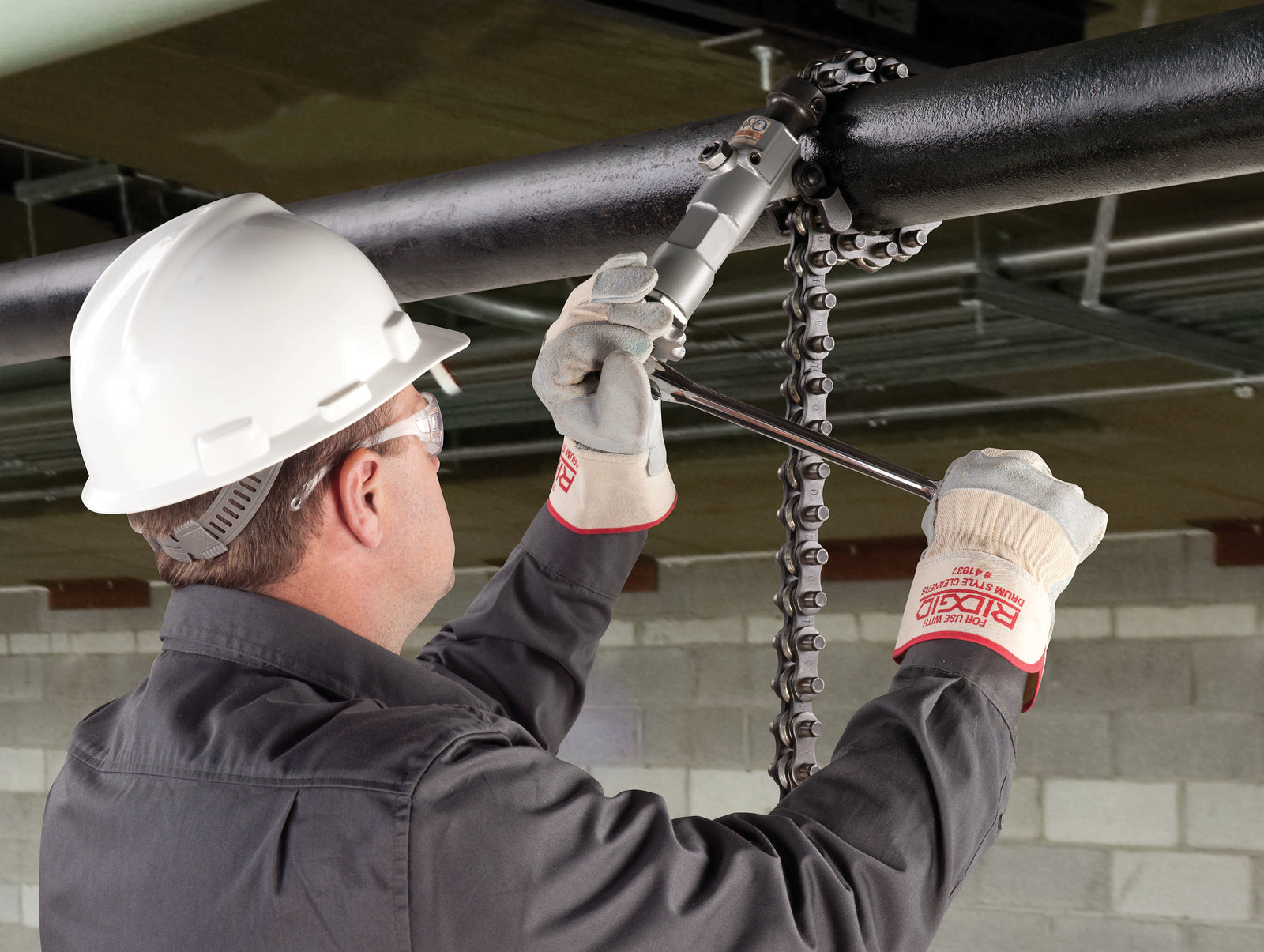 RIDGID Powered Soil Pipe Cutter – in use | 42878