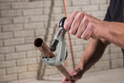 RIDGID 150-L Constant Swing Tubing Cutter, Extended Length – in use | 66737