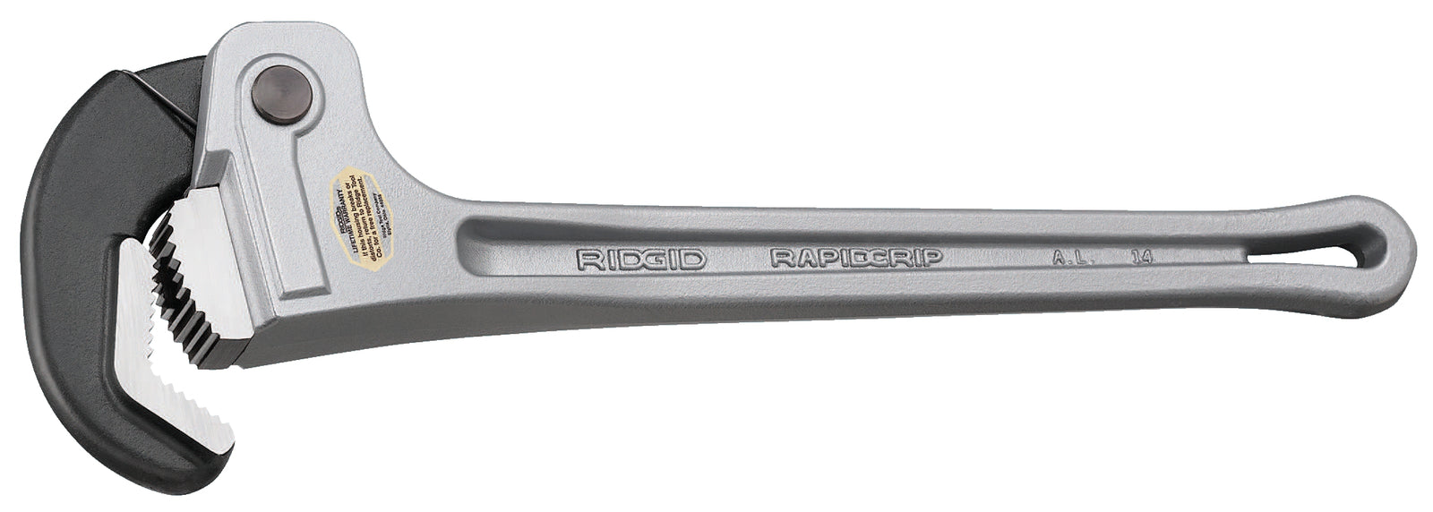 RIDGID 14" Aluminum RapidGrip Wrench – product view | 12693
