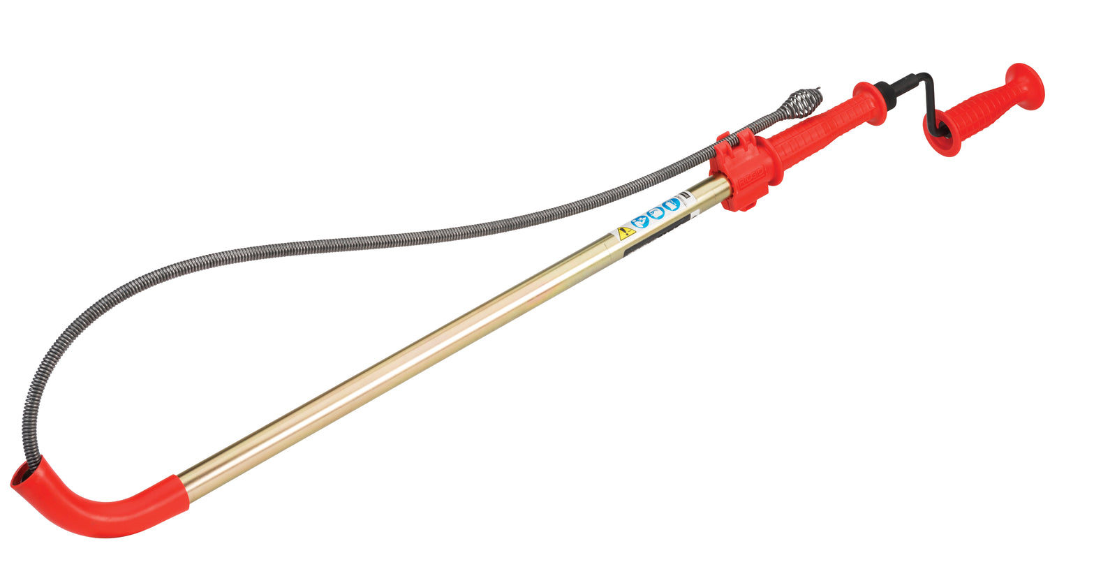RIDGID K-6P | 6' Toilet Auger w/Bulb Head – three-quarter view | 56658