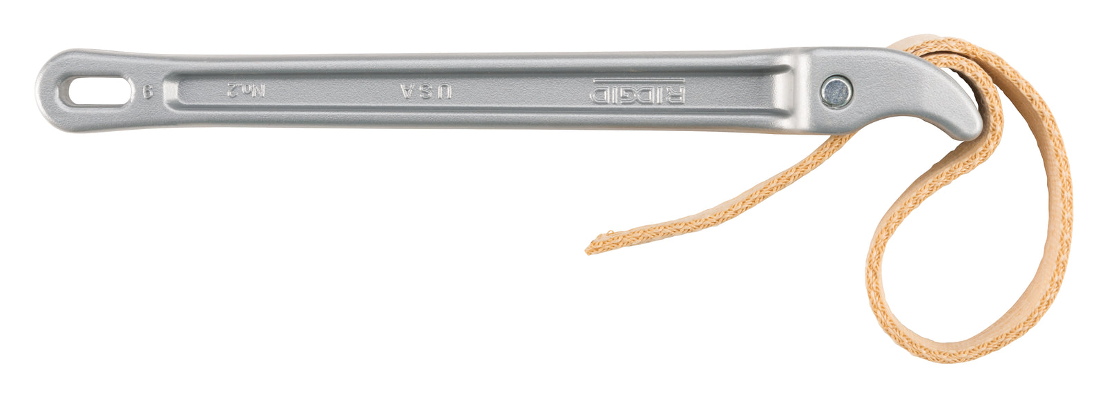 RIDGID 11 ¾” Aluminum Strap Wrench with 17” x 1-1/8” Strap – product view | 31340