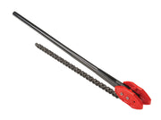 RIDGID 3233 Double-End Chain Tongs – three-quarter view | 92675