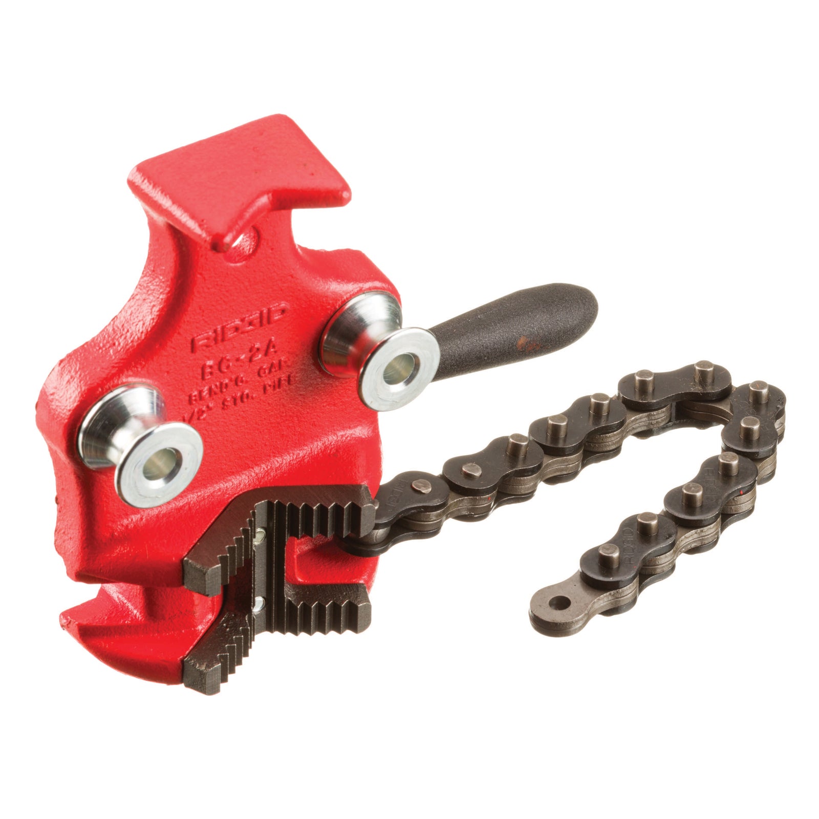 RIDGID BC210PA 1/2" - 4-1/2" OD Top Screw Bench Chain Vise for Plastic Pipe – product view | 40200