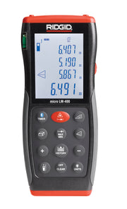 RIDGID micro LM-400 Laser Distance Meter – front view | 36813