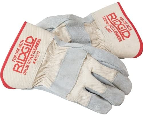 RIDGID Leather Drain Cleaning Gloves – product view | 41937