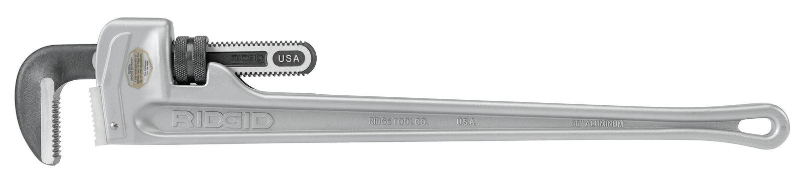RIDGID 10" Aluminum Straight Pipe Wrench – product view | 31090