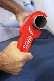 RIDGID Plastic Drain Pipe Cutter – in use | 40868