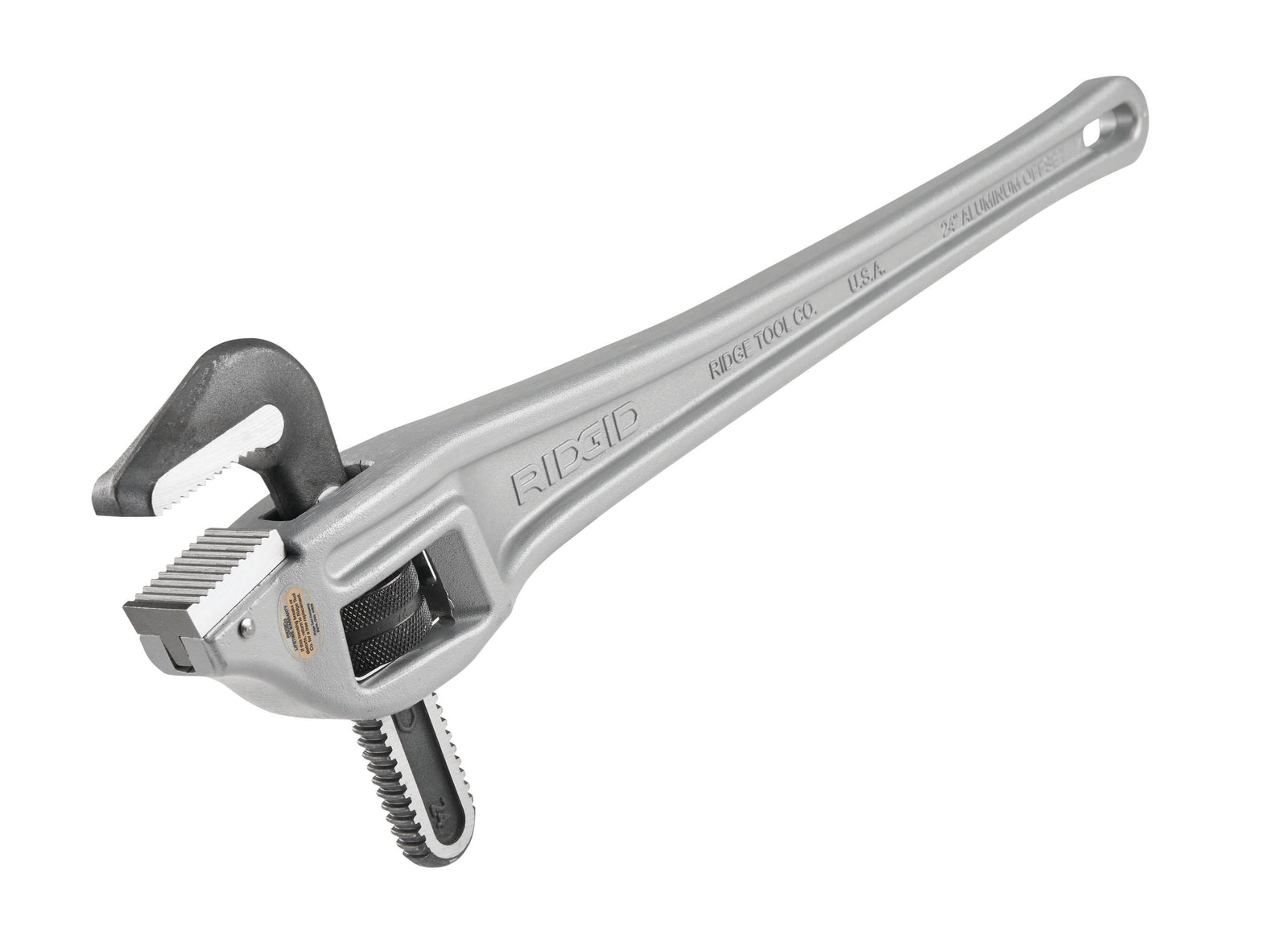 RIDGID 24" Aluminum Offset Pipe Wrench – product view | 31130