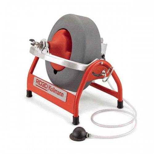 RIDGID K-3800 Machine with: – AUTOFEED – C-32, 3⁄8" (10 mm) x 75' (23 m) Cable – T-202 Bulb Auger – T-205 “C” Cutter – T-211 Spade Cutter – A-13 Pin Key – RIDGID Leather Drain Clea