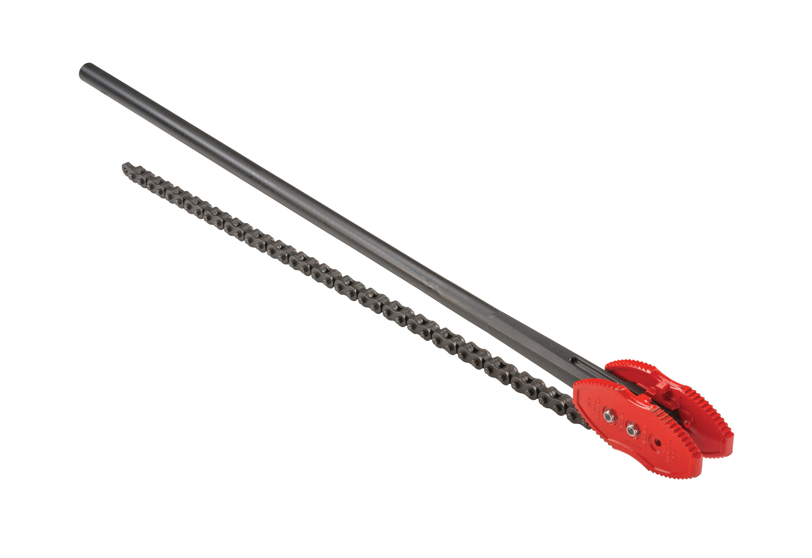 RIDGID Double-End Reversible Chain Tongs, 2" - 12" Pipe Capacity – three-quarter view | 92685