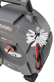 RIDGID 4" (100mm) nylon brush for 5/16" (8mm) cable – three-quarter view | 68953