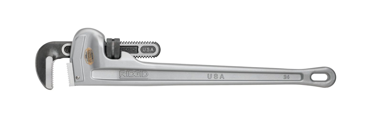 RIDGID 24" Aluminum Straight Pipe Wrench – product view | 31105