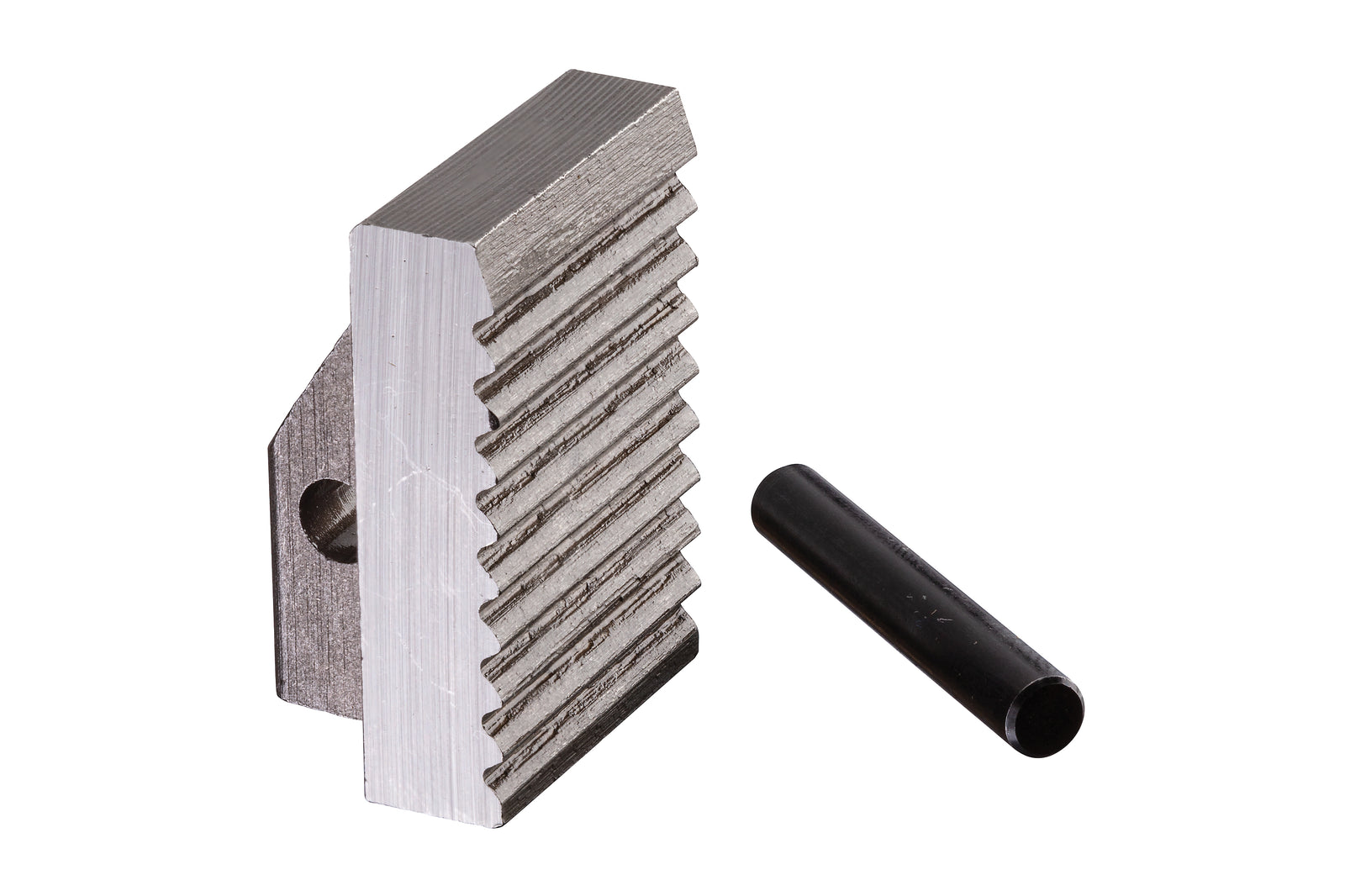 RIDGID JAW, HEEL W/PIN 12/14 WRENCH – three-quarter view | 31635
