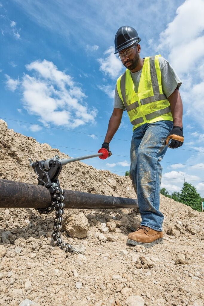 RIDGID Soil Pipe Cutter – in use | 32900