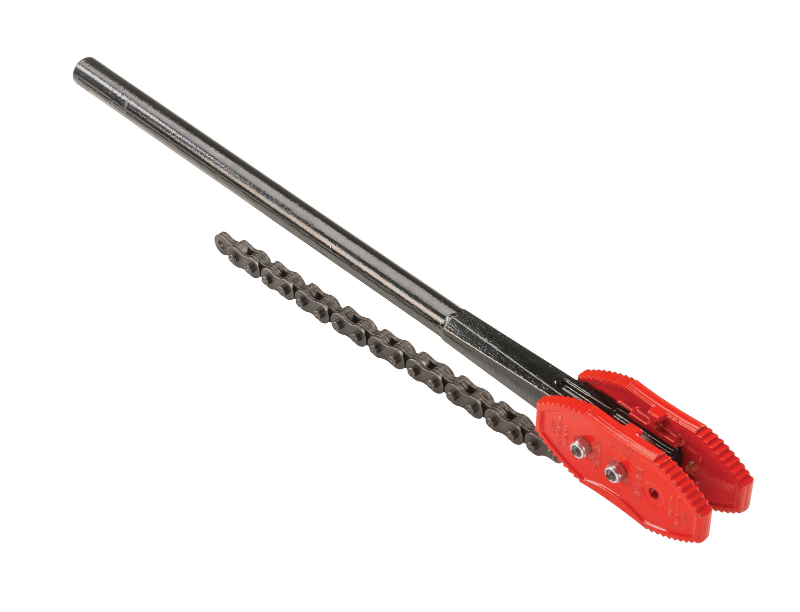 RIDGID Double-End Reversible Chain Tongs, 1/4" - 2 1/2" Pipe Capacity – three-quarter view | 92665