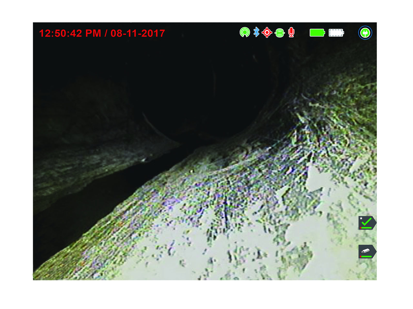 RIDGID SeeSnake® Mini, 200’ (61m) with self-leveling camera head, powered with TruSense – product view | 63628