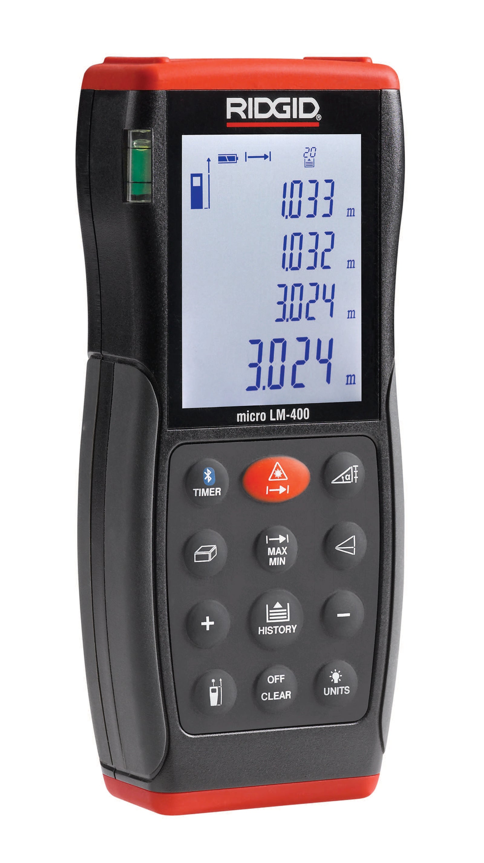 RIDGID micro LM-400 Laser Distance Meter – product view | 36813