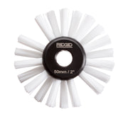 RIDGID 2" (50mm) nylon brush for 5/16" (8mm) cable – product view | 68943
