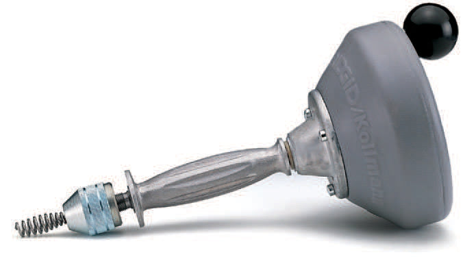 RIDGID Hand Spinner with C-1IC Bulb Auger Cable – product view | 58890