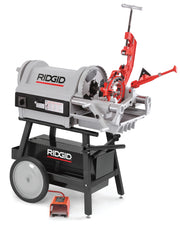 RIDGID 1/4" - 4" BSPT Hammer Chuck Machine – three-quarter view | 26112