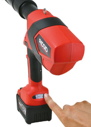 RIDGID RP 352-XL Press Tool Kit (Tool, Case, 18V 5.0 Battery and 230V Fast-Charger) – rear view | 75798