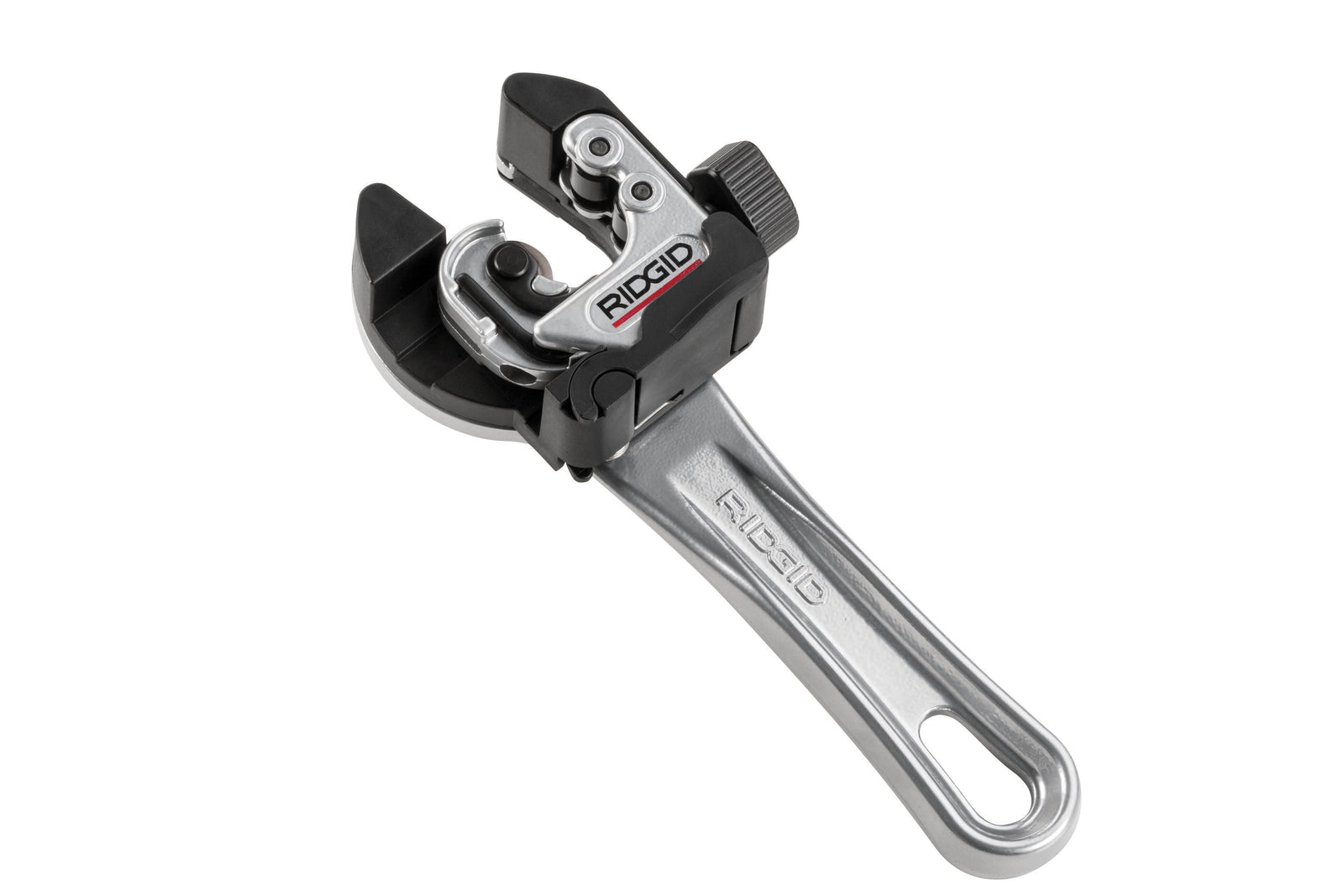 RIDGID 118 2-In-1 Close Quarters Quick-Feed Cutter with Ratchet Handle – handle detail | 32573