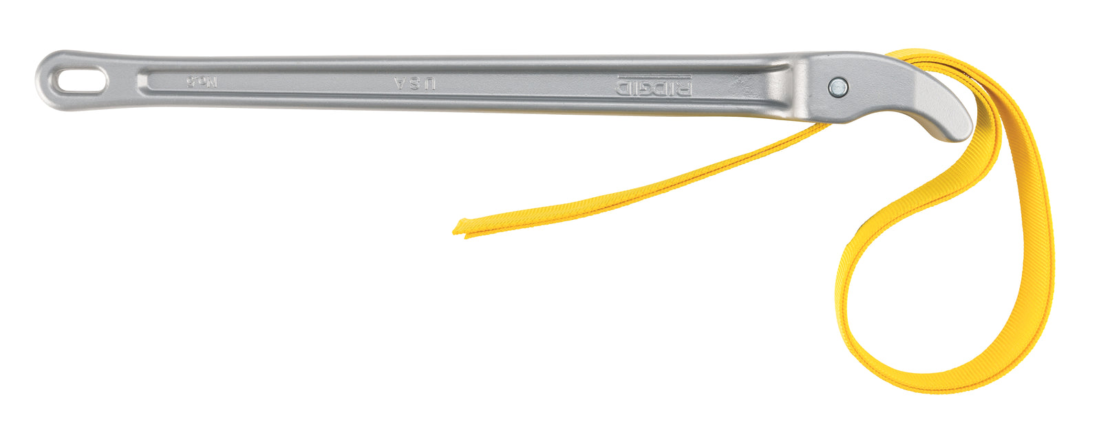 RIDGID 18” Aluminum Strap Wrench for Plastic with 17” x 1-3/4” Strap – product view | 31370