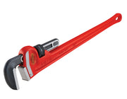 RIDGID 12" Heavy-Duty Straight Pipe Wrench – three-quarter view | 31015