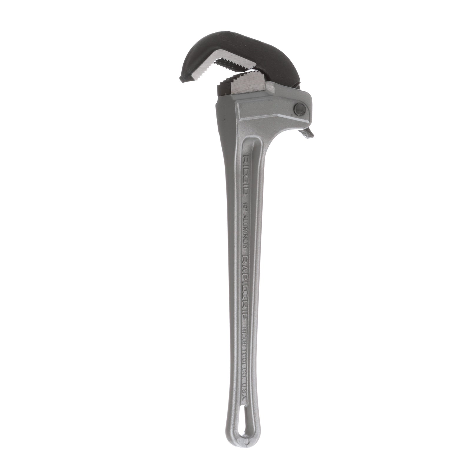 RIDGID 18" Aluminum RapidGrip Wrench – three-quarter view | 12698