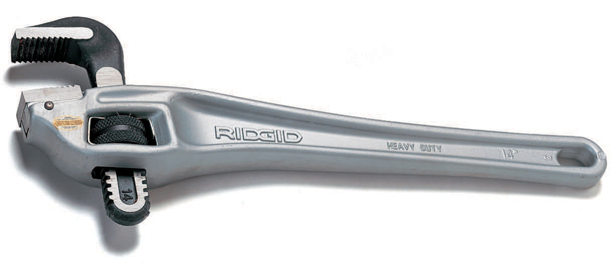 RIDGID 14" Aluminum Offset Pipe Wrench – product view | 31120
