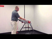 Range demonstration: How To Use the RIDGID® 700 Hand-Held Power Drive