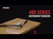 Range demonstration: RIDGID 400 Series Instrument Benders