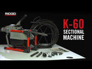 Range demonstration: RIDGID K-60 Sectional Machine
