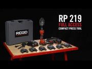Product demonstration: RIDGID RP 219 Press Tool