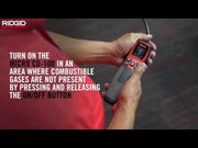 Product demonstration: How To Use  RIDGID micro CD-100 Combustible Gas Detector