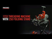 Product demonstration: RIDGID 1233 Threading Machine With 250 Folding Stand